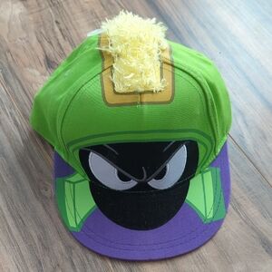 NWOT Marvin The Martian Warner Bro Character Hat. Snapback Hat.